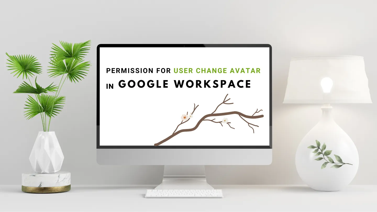Permission for user change avatar in Google Workspace