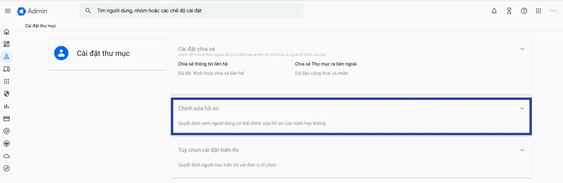Google Workspace Setting