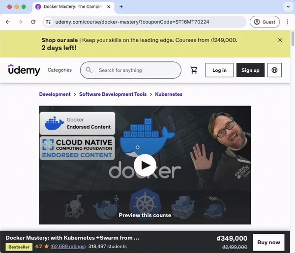 Hướng dẫn Udemy 1